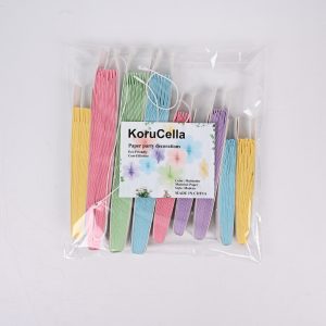 KoruCella Colorful Paper Party Decorations for Home School